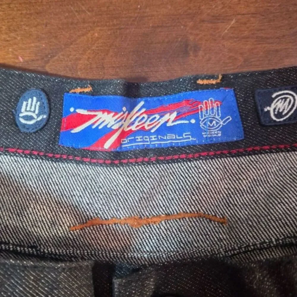 Miskeen Originals Artistic Fit Selvedge Denim Jeans Size 38 Raw Dark Wash